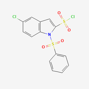 5-Chloro-1-phenylsulfonylindole-2-sulfonyl chloride