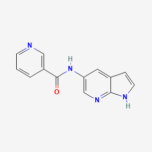 B8312113 N-(1H-pyrrolo[2,3-b]pyridin-5-yl)-nicotinamide CAS No. 1312942-06-5