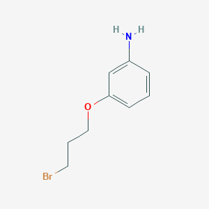 molecular formula C9H12BrNO B8312270 3-(3-Bromopropoxy)-aniline CAS No. 79668-77-2