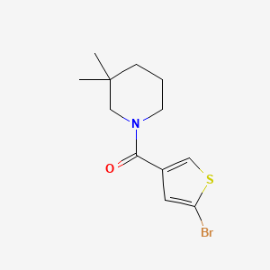 (5-Bromo-thiophen-3-yl)-(3,3-dimethyl-piperidin-1-yl)-methanone