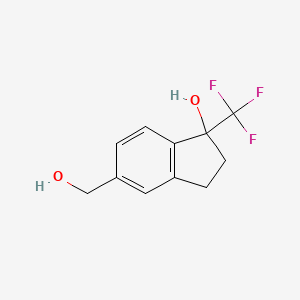 5-(Hydroxymethyl)-1-(trifluoromethyl)indan-1-ol