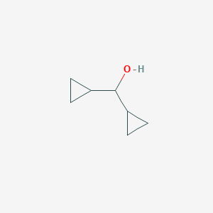 molecular formula C7H12O B083125 Dicyclopropylmethanol CAS No. 14300-33-5