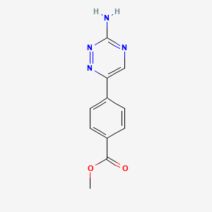 Methyl 4-(3-amino-1,2,4-triazin-6-yl)benzoate