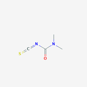 molecular formula C4H6N2OS B8312630 Dimethylcarbamoylisothiocyanate 