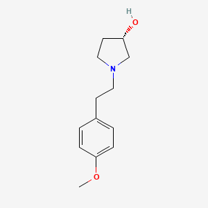 (S)-3-hydroxy-1-(4-methoxyphenethyl)pyrrolidine