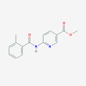 6-(2-Methylbenzoylamino)nicotinic acid methyl ester