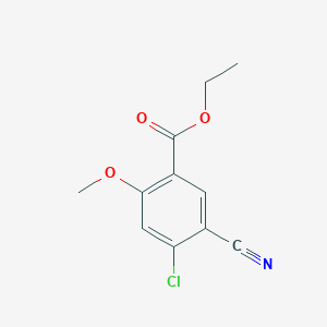 Ethyl 4-chloro-5-cyano-2-methoxybenzoate