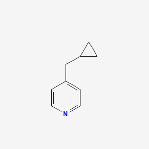 molecular formula C9H11N B8312708 4-Cyclopropylmethylpyridine 
