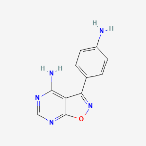 3-(4-Aminophenyl)isoxazolo[5,4-d]pyrimidin-4-amine