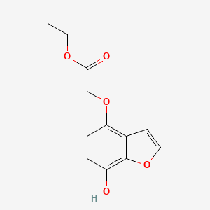 Ethyl (7-hydroxybenzo[b]furan-4-yloxy)acetate
