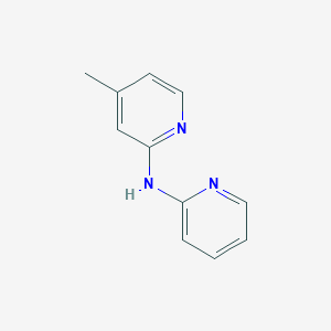 molecular formula C11H11N3 B8312779 (4-Methyl-pyridin-2-yl)-pyridin-2-yl-amine 