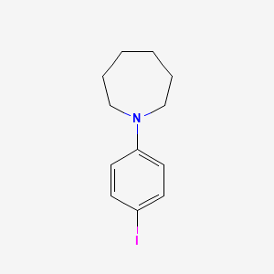molecular formula C12H16IN B8312809 1-(4-Iodophenyl)azepane 