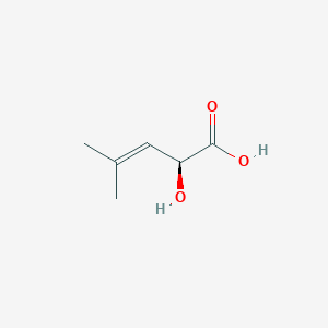 (S)-2-hydroxy-4-methyl-3-pentenoic acid