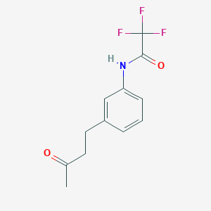 2,2,2-trifluoro-N-(3-(3-oxobutyl)phenyl)acetamide