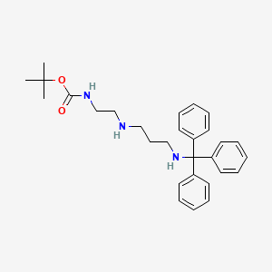 Tert-butyl 2-{[3-(tritylamino)propyl]amino}ethylcarbamate