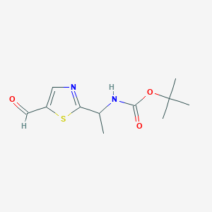 Tert-butyl 1-(5-formylthiazol-2-yl)ethylcarbamate