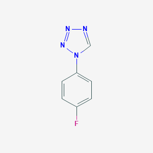 molecular formula C7H5FN4 B083130 1-(4-fluorophenyl)-1H-1,2,3,4-tetrazole CAS No. 14210-81-2