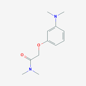molecular formula C12H18N2O2 B8313004 2-(3-(Dimethylamino)phenoxy)-n,n-dimethylacetamide 