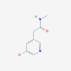 2-(5-Bromo-pyridin-3-yl)-N-methyl-acetamide