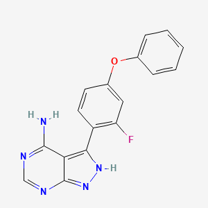 3-(2-Fluoro-4-phenoxyphenyl)-1H-pyrazolo[3,4-d]pyrimidin-4-amine