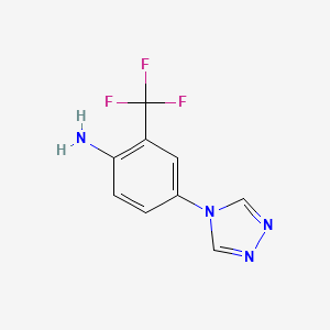 4-(4-Amino-3-trifluoromethylphenyl)-1,2,4-triazole