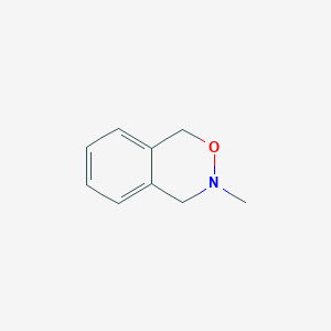 molecular formula C9H11NO B083132 1H-2,3-Benzoxazine, 3,4-dihydro-3-methyl- CAS No. 14764-25-1