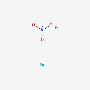molecular formula N3O9Sm B083133 Nitric acid, samarium(3+) salt CAS No. 10361-83-8