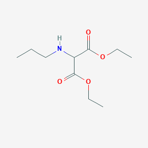 molecular formula C10H19NO4 B8313394 diethyl 2-(propylamino)malonate 