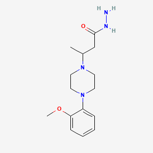 3-[4-(2-Methoxyphenyl)piperazin-1-yl]butanohydrazide