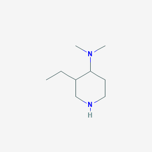 molecular formula C9H20N2 B8313493 4-Dimethylamino-3-ethylpiperidine 