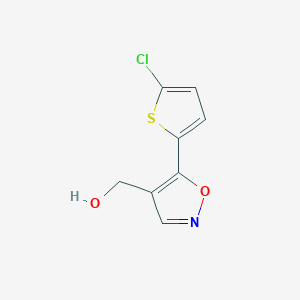 5-(5-Chloro-2-thienyl)-4-isoxazolylmethanol