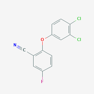 2-(3,4-Dichlorophenoxy)-5-Fluoro-Benzonitrile