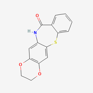 2,3-Dihydro-1,4-benzodioxino[6,7-b][1,4]benzothiazepin-11(12H)-one
