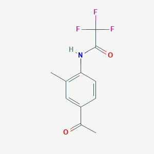 N-(4-acetyl-2-methylphenyl)-2,2,2-trifluoroacetamide