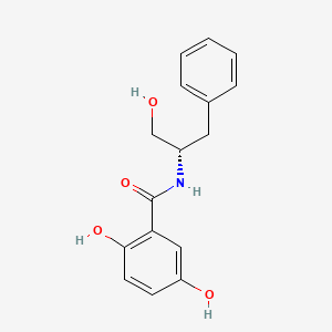 N-{(S)-1-hydroxy-3-phenyl-2-propyl}-2,5-dihydroxybenzamide
