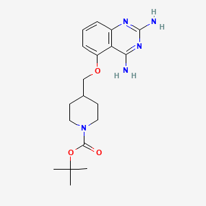 Tert-butyl 4-(((2,4-diaminoquinazolin-5-yl)oxy)methyl)piperidine-1-carboxylate