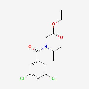 Ethyl N-(3,5-dichlorobenzoyl)-N-isopropylaminoacetate