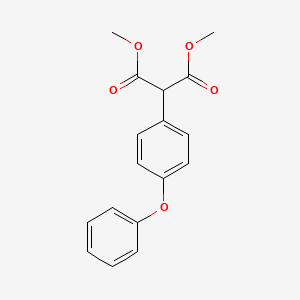 molecular formula C17H16O5 B8313612 Dimethyl 2-(4-phenoxyphenyl)malonate 