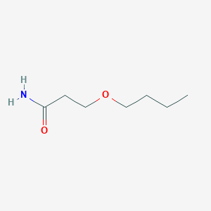 molecular formula C7H15NO2 B8313631 3-Butoxypropionamide 