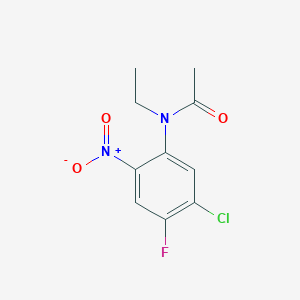 5'-chloro-N-ethyl-4'-fluoro-2'-nitroacetanilide
