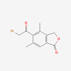 5-(bromoacetyl)-4,6-dimethyl-2-benzofuran-1(3H)-one