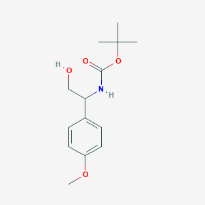 Tert-butyl 1-(4-methoxyphenyl)-2-hydroxyethylcarbamate