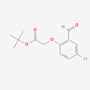 (4-chloro-2-formylphenoxy)-acetic Acid, 1,1-dimethylethyl Ester