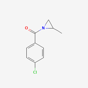 molecular formula C10H10ClNO B8313779 n-(4 Chlorobenzoyl)propyleneimine 