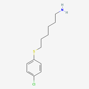 molecular formula C12H18ClNS B8313806 6-(4-Chloro-phenylsulfanyl)-hexylamine 