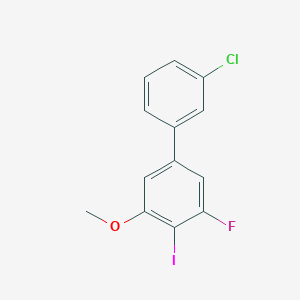 3'-Chloro-3-fluoro-4-iodo-5-methoxy-1,1'-biphenyl