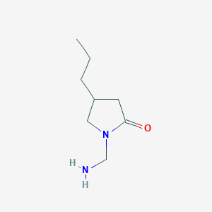 1-(Aminomethyl)-4-propylpyrrolidin-2-one