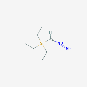 molecular formula C7H16N2Si B8313918 Triethylsilyldiazomethane 