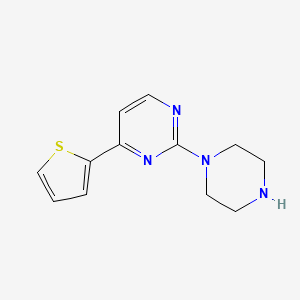 2-Piperazin-1-yl-4-thiophen-2-yl-pyrimidine
