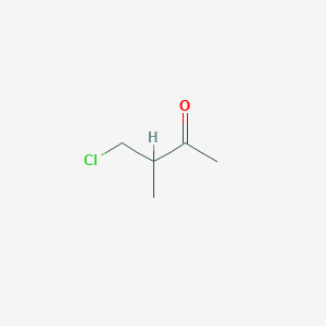 molecular formula C5H9ClO B008314 4-Chloro-3-methylbutan-2-one CAS No. 19995-85-8